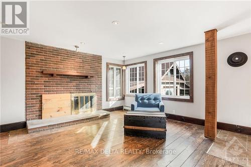 1015 Labrosse Street, East Hawkesbury, ON - Indoor Photo Showing Living Room With Fireplace