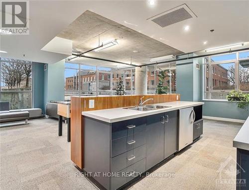 306 - 179 George Street, Ottawa, ON - Indoor Photo Showing Kitchen With Double Sink