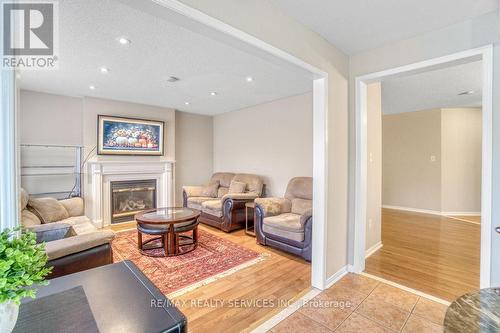 149 Brisdale Drive, Brampton, ON - Indoor Photo Showing Living Room With Fireplace