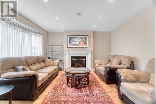 149 Brisdale Drive, Brampton, ON - Indoor Photo Showing Living Room With Fireplace