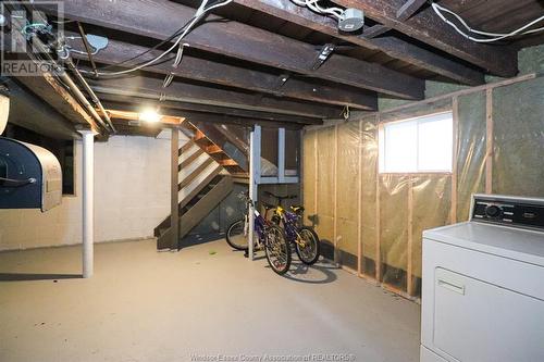 867 Langlois, Windsor, ON - Indoor Photo Showing Basement