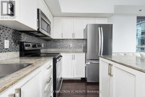 1403 - 375 King Street W, Toronto, ON - Indoor Photo Showing Kitchen With Stainless Steel Kitchen With Upgraded Kitchen