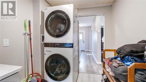 Main floor laundry makes this chore a breeze! - 240 2Nd Street E, Owen Sound, ON - Indoor Photo Showing Laundry Room