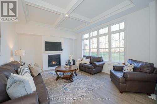 52 Gamble Street, Halton Hills, ON - Indoor Photo Showing Living Room With Fireplace