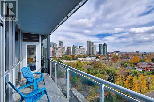 907 - 223 Webb Drive, Mississauga, ON - Outdoor With Balcony With View