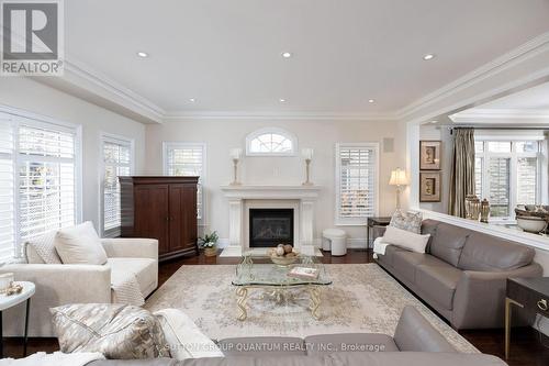 2400 Wasaga Drive, Oakville, ON - Indoor Photo Showing Living Room With Fireplace