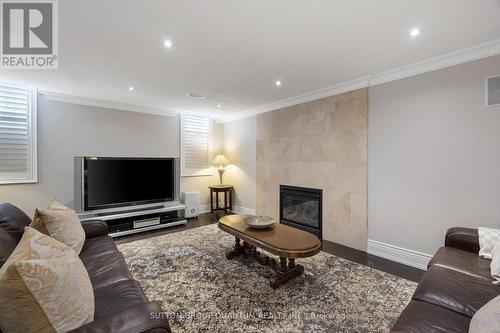 2400 Wasaga Drive, Oakville, ON - Indoor Photo Showing Living Room With Fireplace