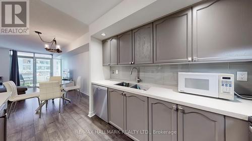 1511 - 5229 Dundas Street W, Toronto, ON - Indoor Photo Showing Kitchen With Double Sink