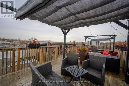 403 - 50 Main Street, Hamilton, ON - Outdoor With Deck Patio Veranda With Exterior