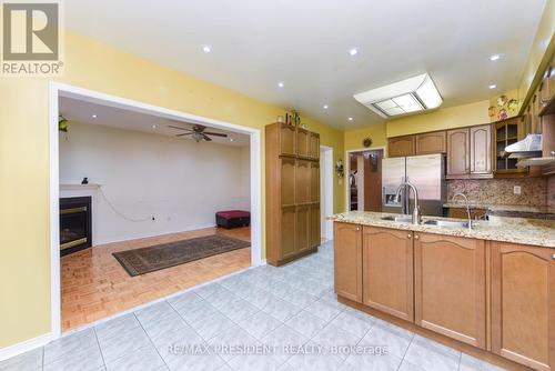 11 Oxtail Lane, Brampton, ON - Indoor Photo Showing Kitchen With Double Sink