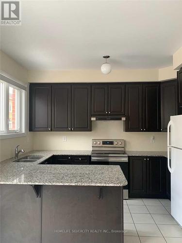 19 Rockman Crescent, Brampton, ON - Indoor Photo Showing Kitchen With Double Sink