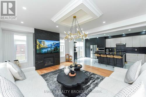 32 Mccormack Road S, Caledon, ON - Indoor Photo Showing Living Room With Fireplace