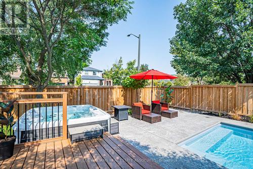 2984 Gulfstream Way, Mississauga, ON - Outdoor With In Ground Pool With Deck Patio Veranda With Backyard