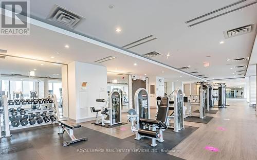 3308 - 510 Curran Place, Mississauga, ON - Indoor Photo Showing Gym Room