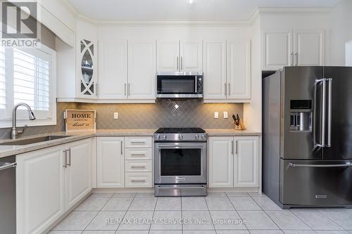 48 Amboise Crescent, Brampton, ON - Indoor Photo Showing Kitchen With Stainless Steel Kitchen With Upgraded Kitchen