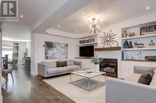 9144 Dufferin Street, Vaughan, ON - Indoor Photo Showing Living Room With Fireplace