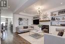 9144 Dufferin Street, Vaughan, ON  - Indoor Photo Showing Living Room With Fireplace 