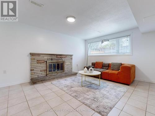 48 Vincent Street, Newmarket, ON - Indoor Photo Showing Living Room With Fireplace