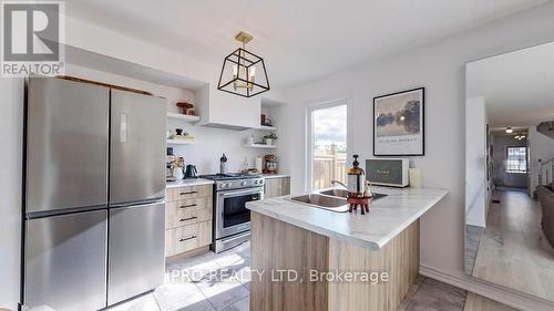 48 Brown Bear Street N, Barrie, ON - Indoor Photo Showing Kitchen With Double Sink