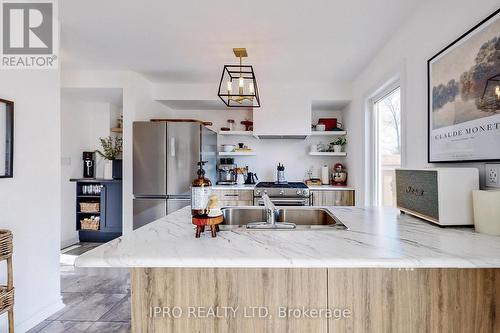 48 Brown Bear Street N, Barrie, ON - Indoor Photo Showing Kitchen With Double Sink