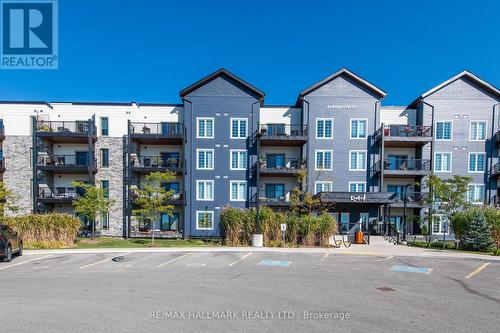 201 - 54 Koda Street, Barrie, ON - Outdoor With Balcony With Facade