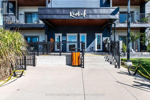 201 - 54 Koda Street, Barrie, ON - Outdoor With Balcony With Facade