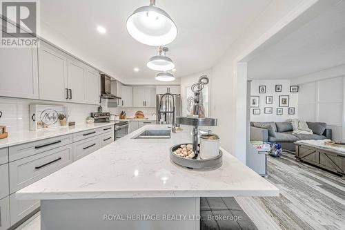 1156 Edward Bolton Crescent, Oshawa, ON - Indoor Photo Showing Kitchen With Double Sink With Upgraded Kitchen