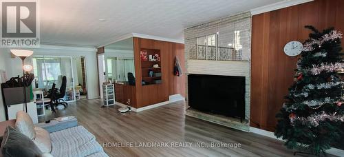 50 Larkfield Drive, Toronto, ON - Indoor With Fireplace