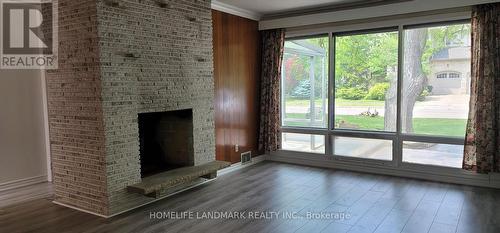 50 Larkfield Drive, Toronto, ON - Indoor With Fireplace