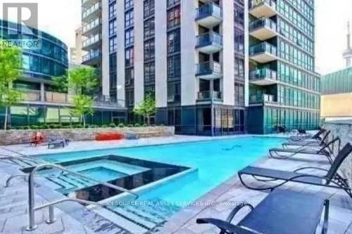 1803 - 1 Scott Street, Toronto, ON - Outdoor With In Ground Pool