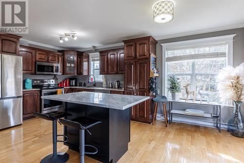 91 Camrose Drive, Paradise, NL - Indoor Photo Showing Kitchen With Upgraded Kitchen