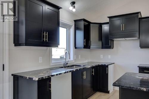 239 Eclipse, Sudbury, ON - Indoor Photo Showing Kitchen With Double Sink With Upgraded Kitchen