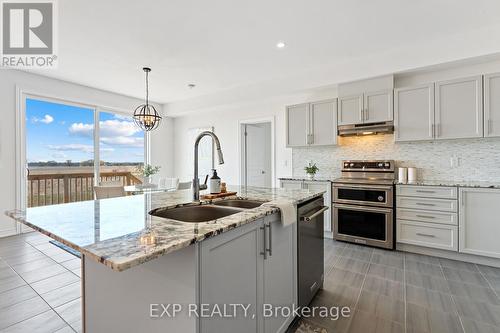 12 Wellers Way, Quinte West, ON - Indoor Photo Showing Kitchen With Double Sink With Upgraded Kitchen