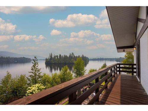 Vue d'ensemble - 11 Ch. Delmar, Saint-Donat, QC - Outdoor With Body Of Water With Balcony With View