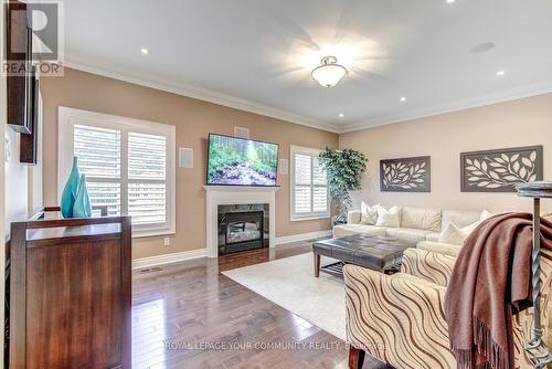 240 Golden Forest Road, Vaughan, ON - Indoor Photo Showing Living Room With Fireplace