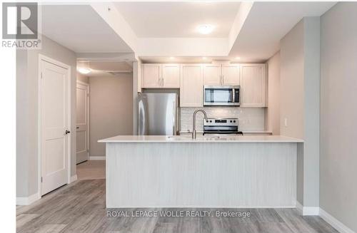 1106 - 108 Garment Street, Kitchener, ON - Indoor Photo Showing Kitchen