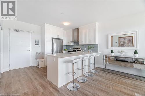 1 Redfern Street Unit# 409, Hamilton, ON - Indoor Photo Showing Kitchen