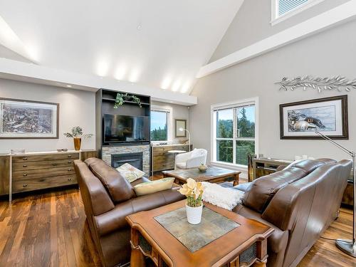 802-1400 Lynburne Pl, Langford, BC - Indoor Photo Showing Living Room With Fireplace