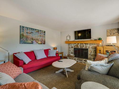 Salon - 1184  - 1186 Rue De La Sapinière, Val-David, QC - Indoor Photo Showing Living Room With Fireplace