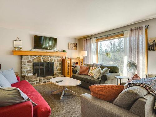 Salon - 1184  - 1186 Rue De La Sapinière, Val-David, QC - Indoor Photo Showing Living Room With Fireplace