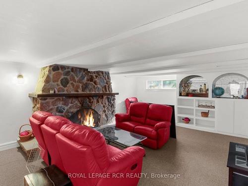 11 Johnson Rd, Aurora, ON - Indoor With Fireplace