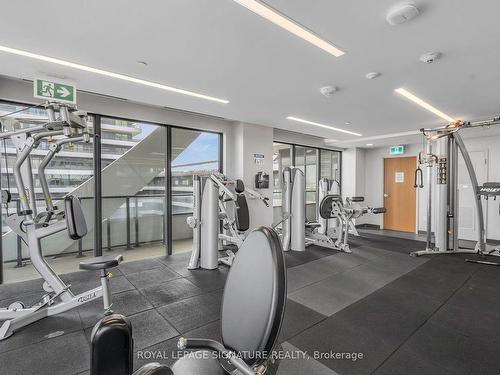 4503-20 Shore Breeze Dr, Toronto, ON - Indoor Photo Showing Gym Room