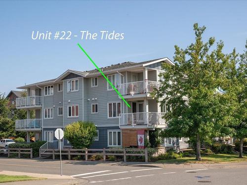 22-119 20Th St, Courtenay, BC - Outdoor With Balcony With Facade