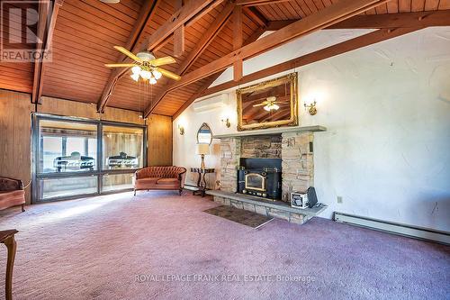 36 Summer Drive, Kawartha Lakes (Little Britain), ON - Indoor Photo Showing Living Room With Fireplace