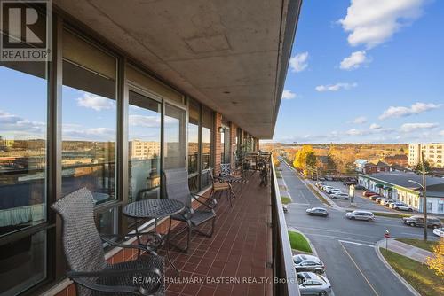 502 - 2 George Street N, Peterborough (Downtown), ON - Outdoor With Deck Patio Veranda With View With Exterior