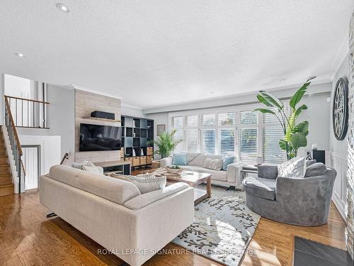 21 Page Ave, Toronto, ON - Indoor Photo Showing Living Room With Fireplace