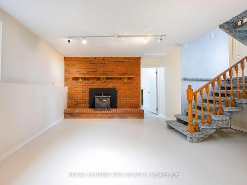 433409 4Th Line, Amaranth, ON - Indoor With Fireplace