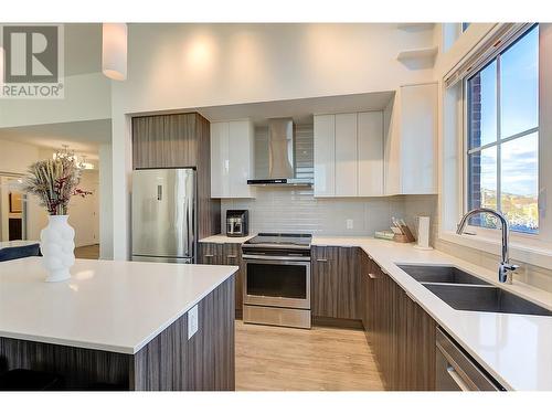 1800 Richter Street Unit# Ph6, Kelowna, BC - Indoor Photo Showing Kitchen With Double Sink With Upgraded Kitchen