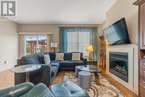 4013 St. Francis Crescent, Lasalle, ON - Indoor Photo Showing Living Room With Fireplace