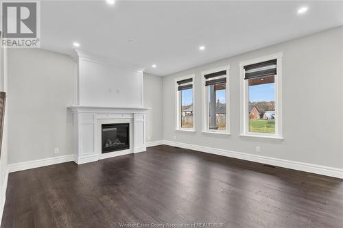 8356 Annie, Amherstburg, ON - Indoor Photo Showing Living Room With Fireplace